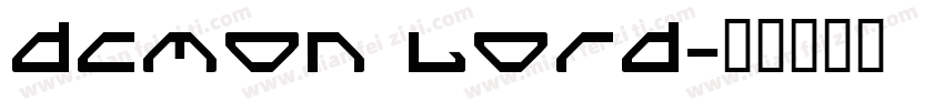 dcmon lord字体转换
